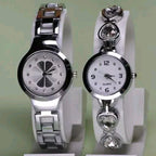 The Duo Collection: Minimalist Floral & Heart-Link Set